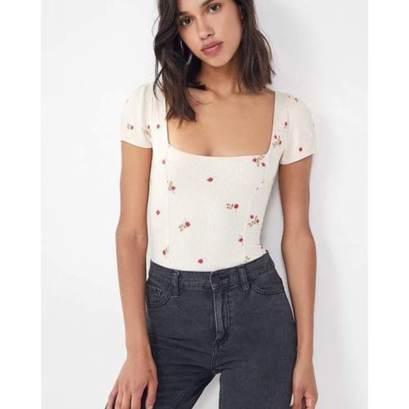 Urban Outfitters Tops - Out From Under Gwendolyn Ribbed Bodysuit